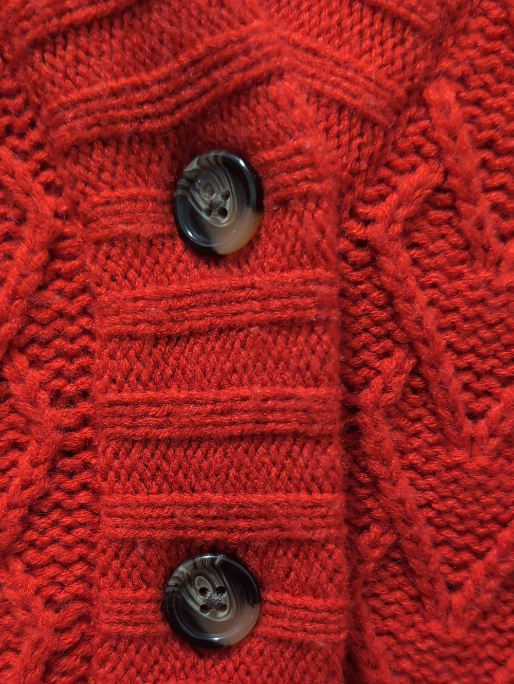 torrid Red Cable-Knit Open Cardigan - Picture 6 of 6
